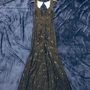 Black mermaid sparkle dress